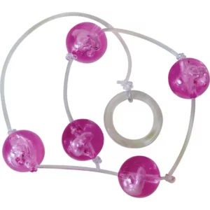 Bolinhas tailandesas de cor roxa.