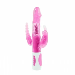Vibrador com triplo rosa.