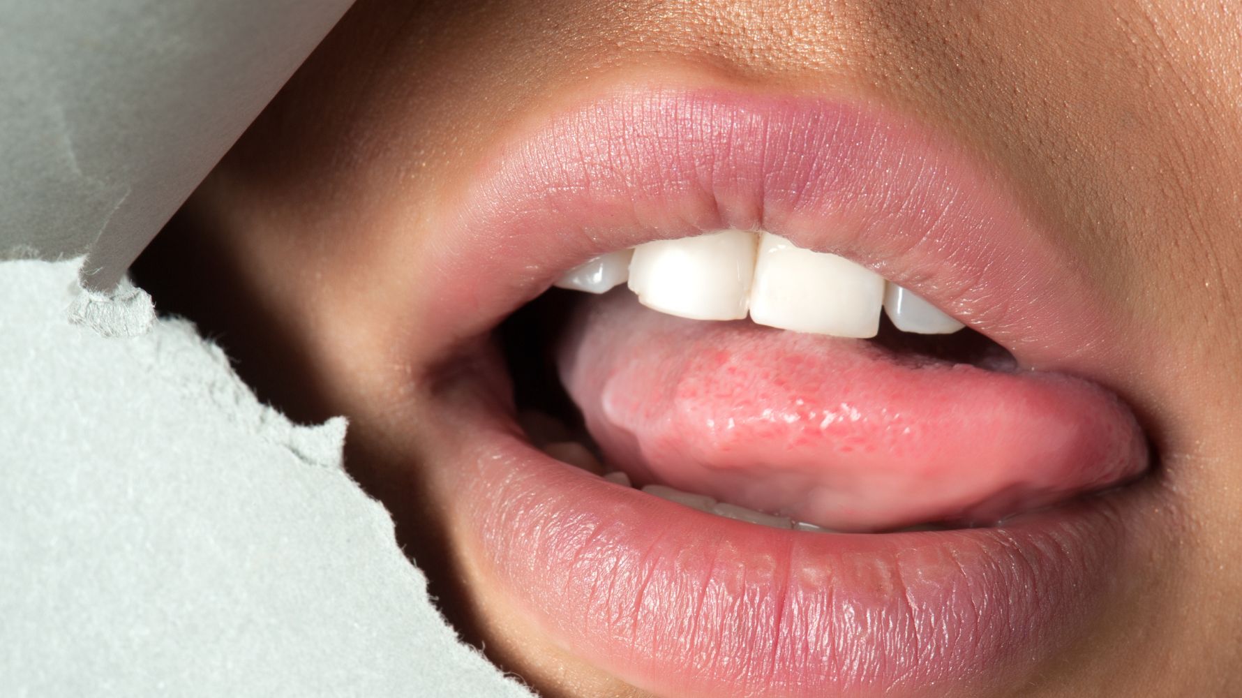 boca de mulher sexy para ilustrar um post sobre sexo oral