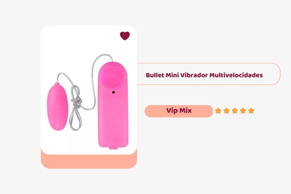 bullet mini vibrador multivelocidades vip mix