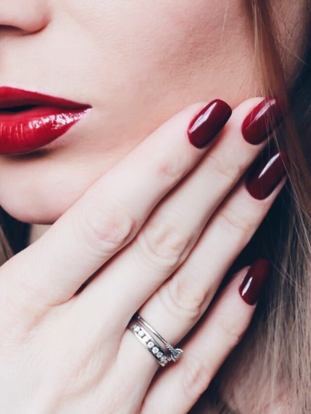 esmalte cor vermelha