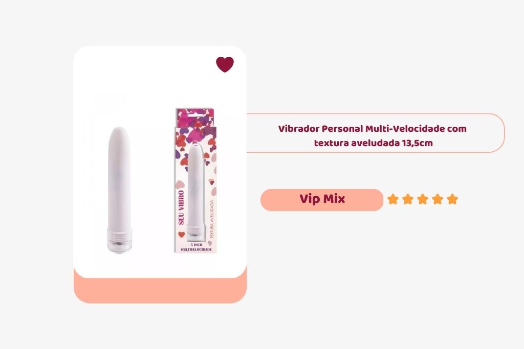 vibrador personal multivelocidade com textura vibrador vip mix