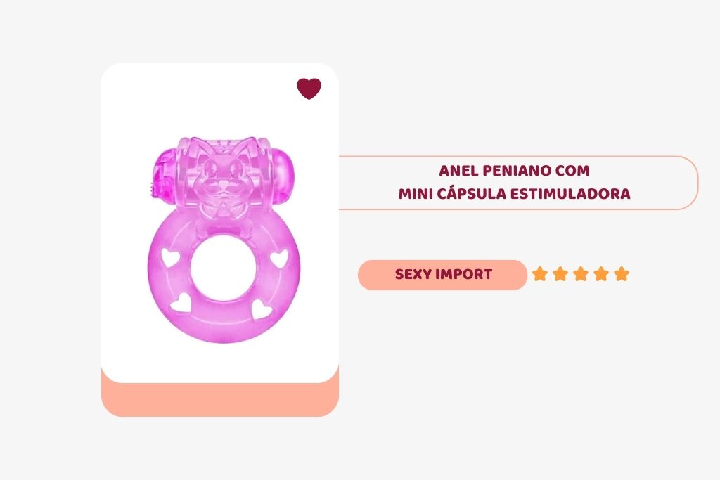 banner com imagem do anel peniano na cor rosa da sexy import