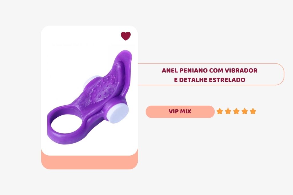 banner com imagem do anel peniano na cor roxa da vip mix