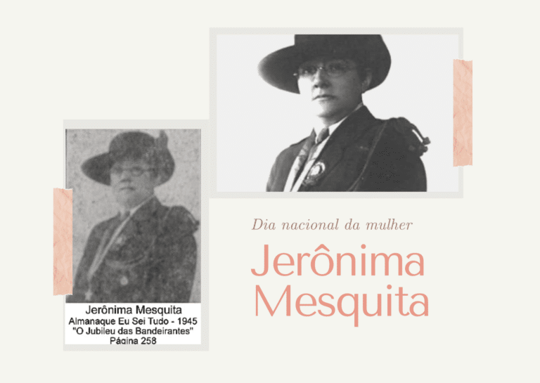 Dia Nacional da Mulher quem foi Jerônima Mesquita
