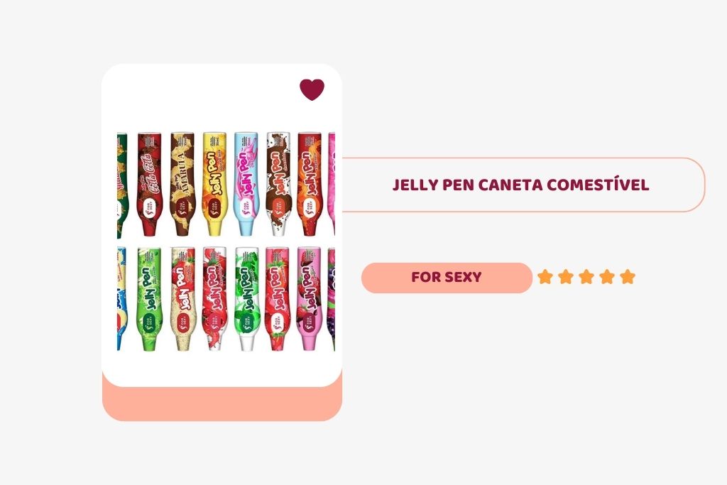 banner com imagens de vários produtos jelly pen da for sexy