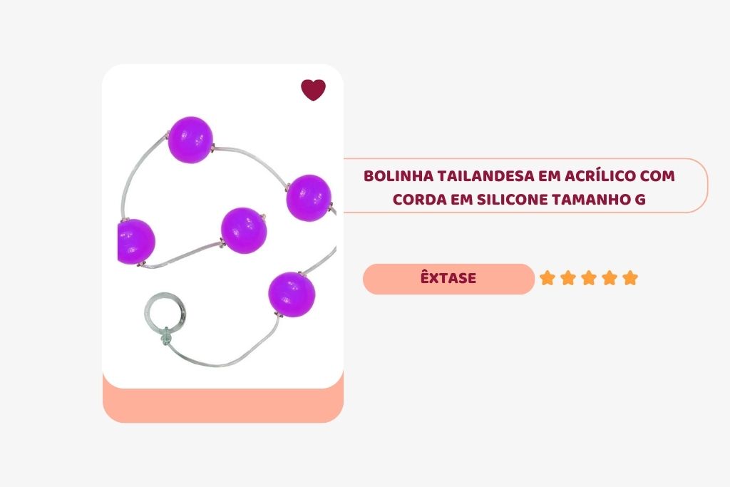 banner com imagem da bolinha tailandesa em acrilico roxo da extase