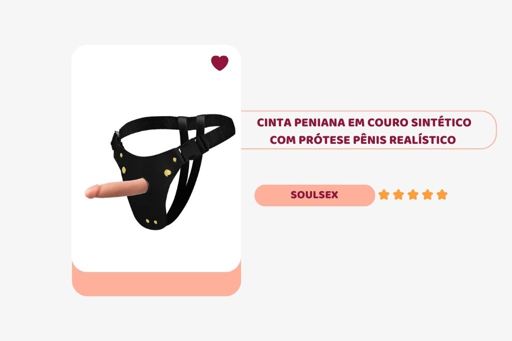 banner com imagem da cinta peniana com prótese da soulsex