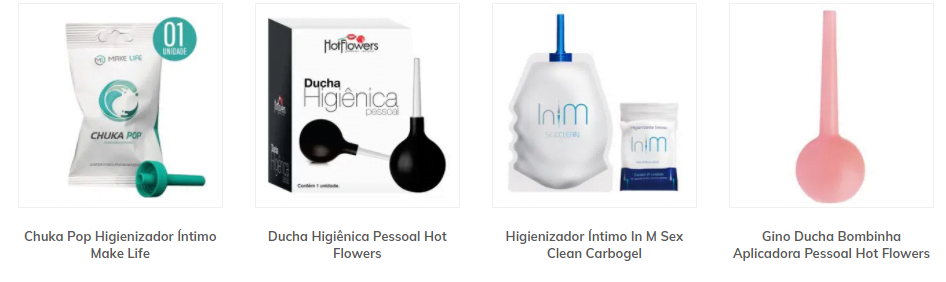Ducha higiênica para sexo anal