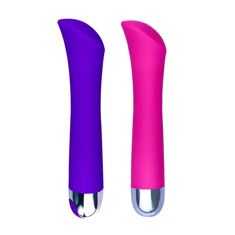Vibrador Personal com Ponta Curvada