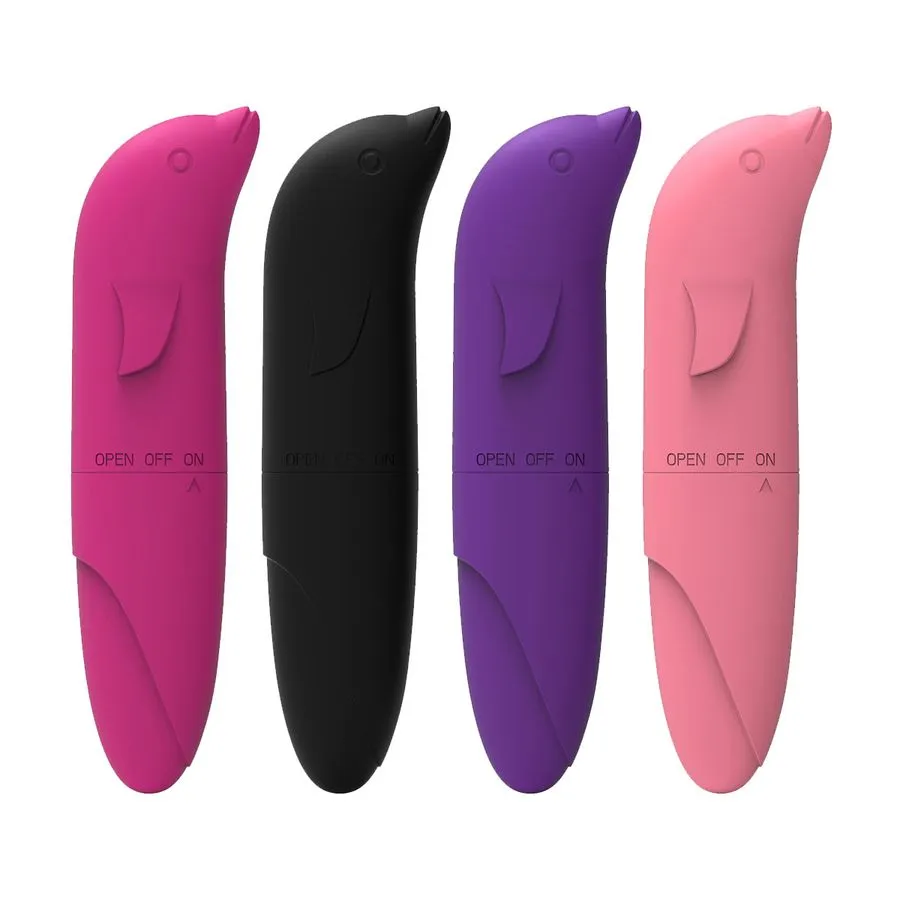 Vibrador Ponto G em Formato de Golfinho em ABS
