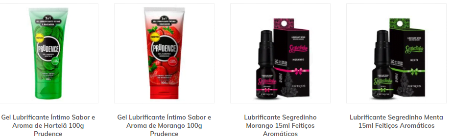 lubrificantes com sabor para sexo oral