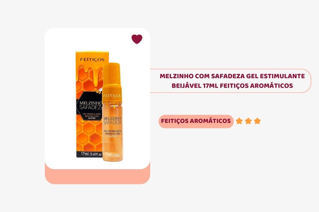 banner com imagem do gel estimulante melzinho safadeza da Feitiços