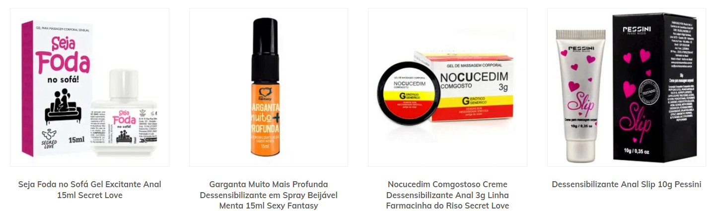 anestesicos na miess para sexo oral