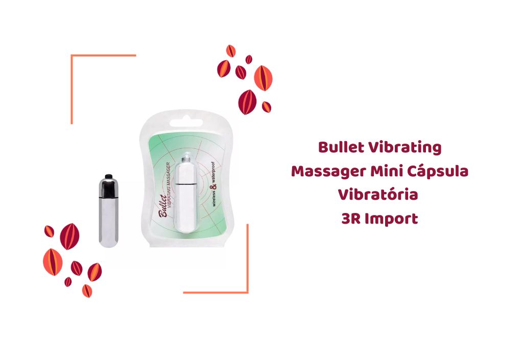 bullet vibrating massager mini cápsula vibratória 3r import