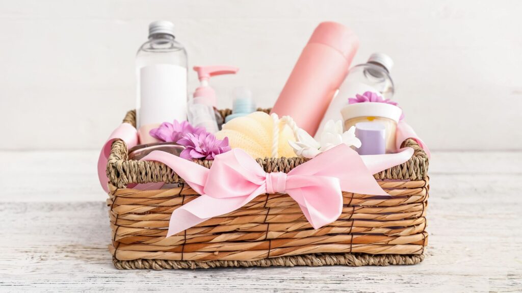 kit com cosméticos para o dia dos namorados