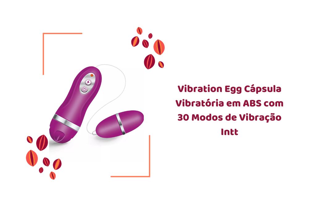 vibration egg cápsula vibratória em abs intt