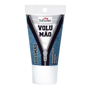 Tubo de gel branco.