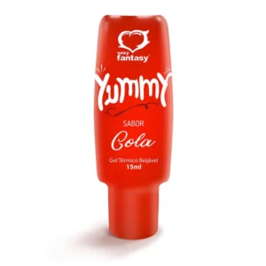 Tubo de gel vermelho.
