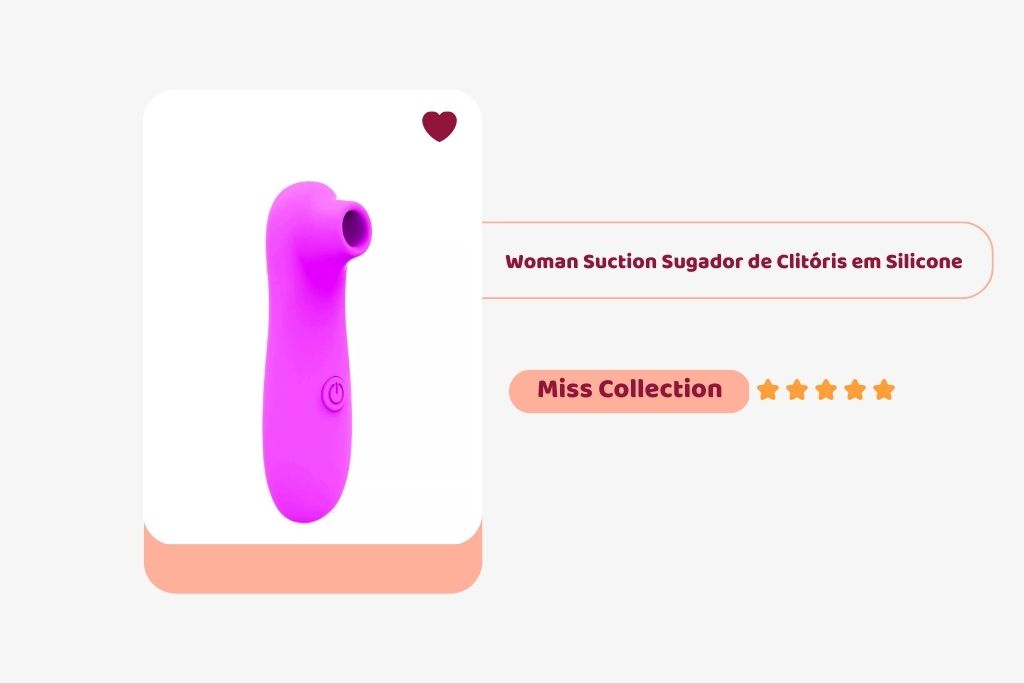 woman suction sugador de clitóris em silicone miss collection