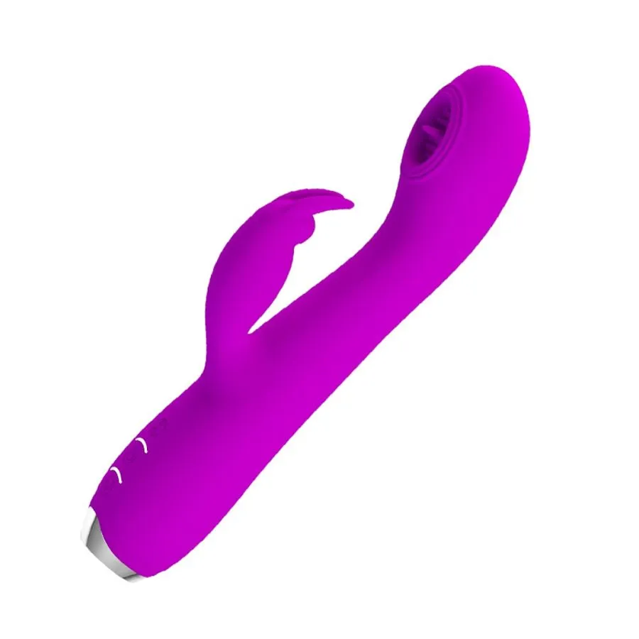 Pretty Love Rachel Vibrador Ponto G com Simulador de Sexo Oral