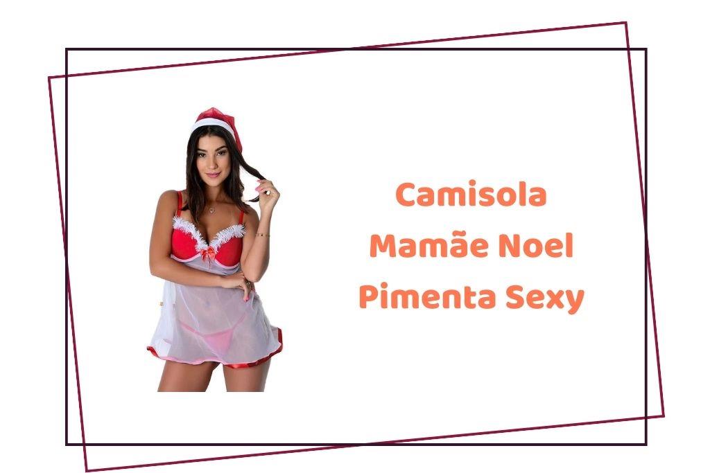 camisola sexy mamãe noel