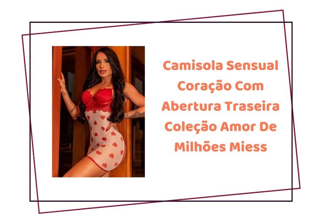 camisola sensual coração