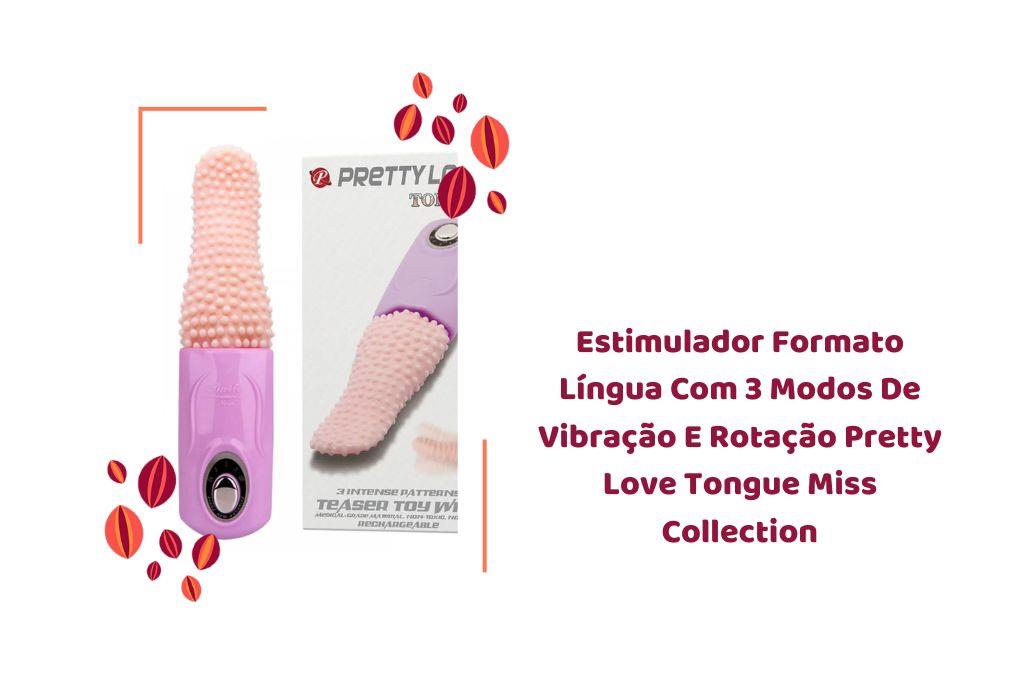 masturbador feminino estimulador formado de língua