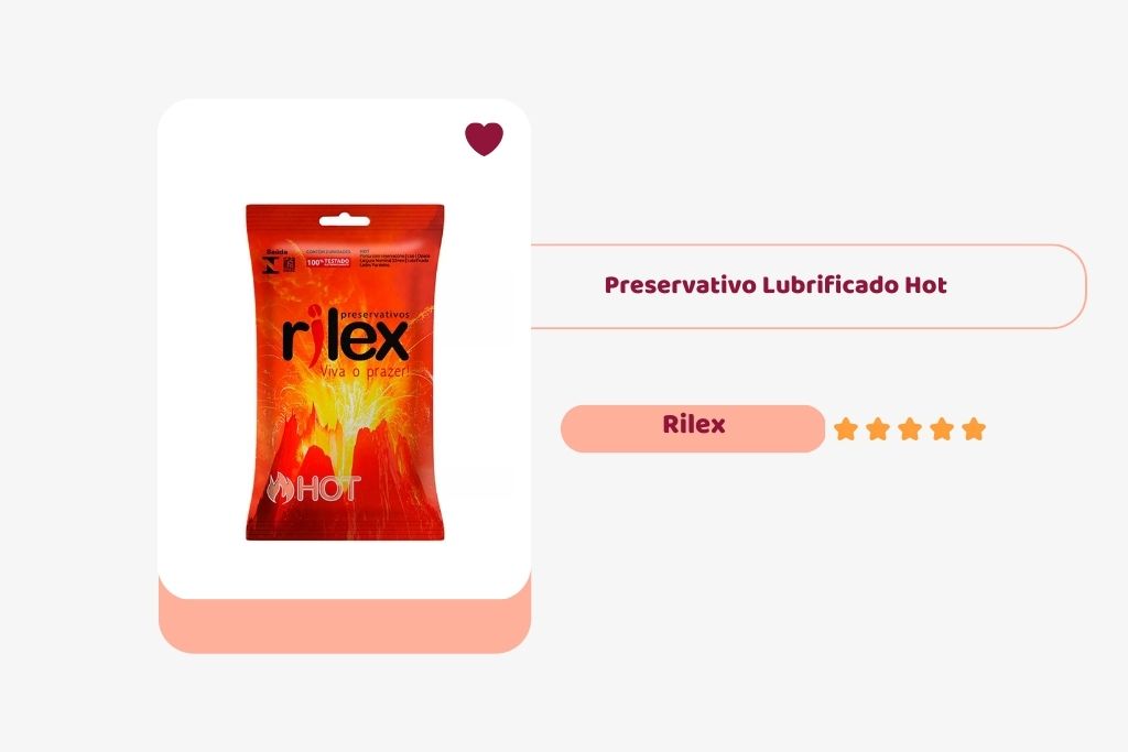 preservativo lubrificado hot rilex