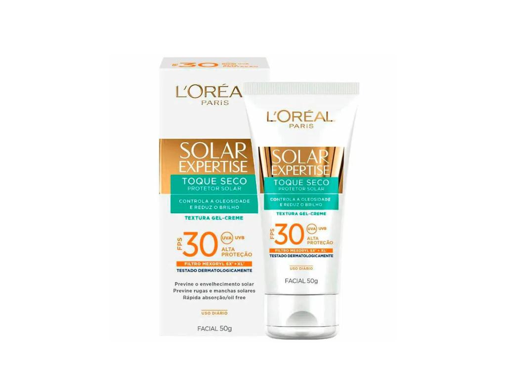 protetor solar expertise toque seco loreal