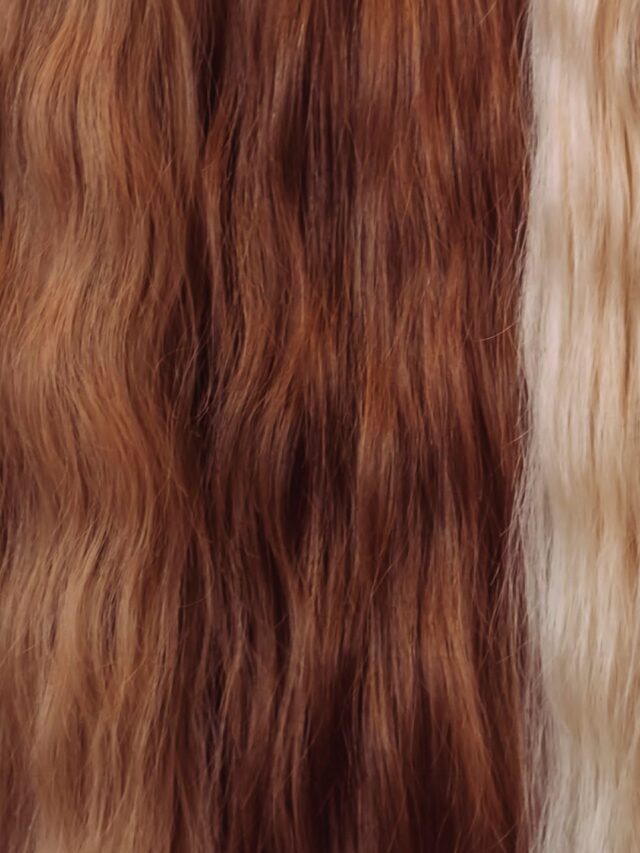 cabelos de várias cores