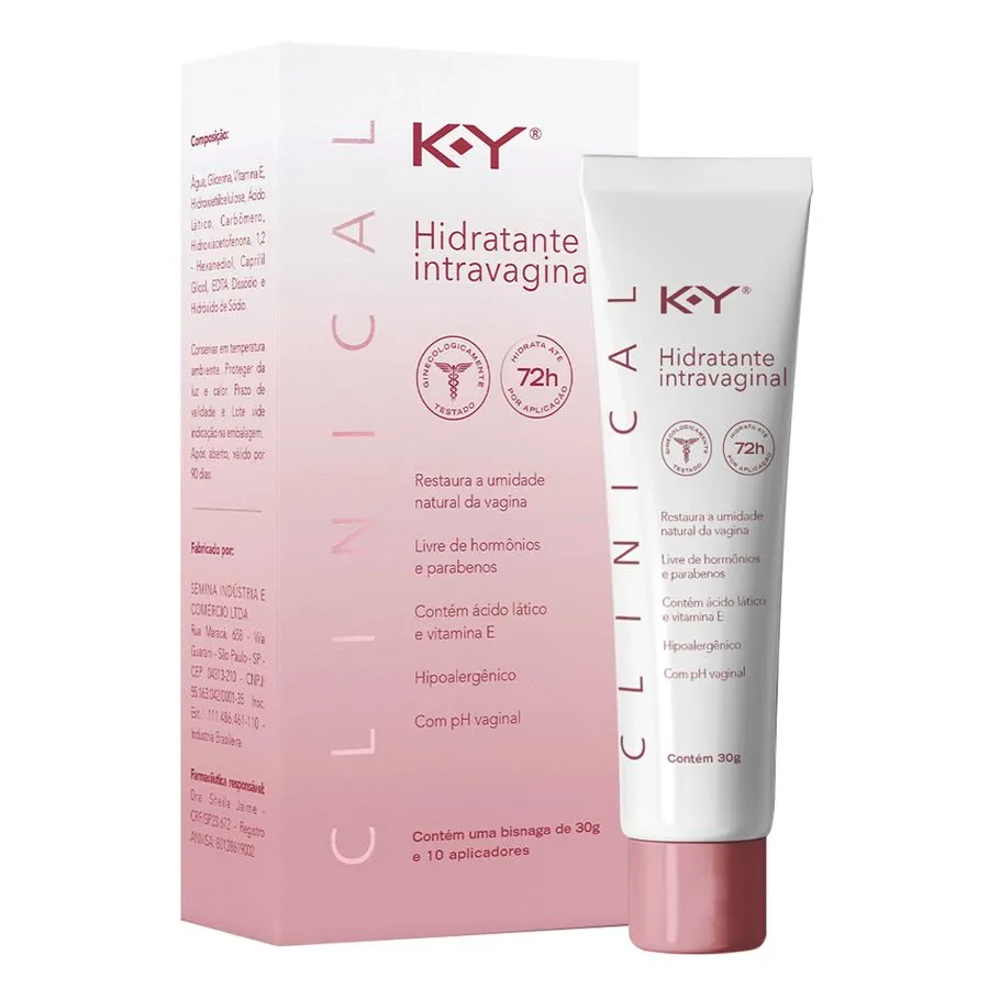 K-Y Clinical Hidratante Intravaginal Hipoalérgico