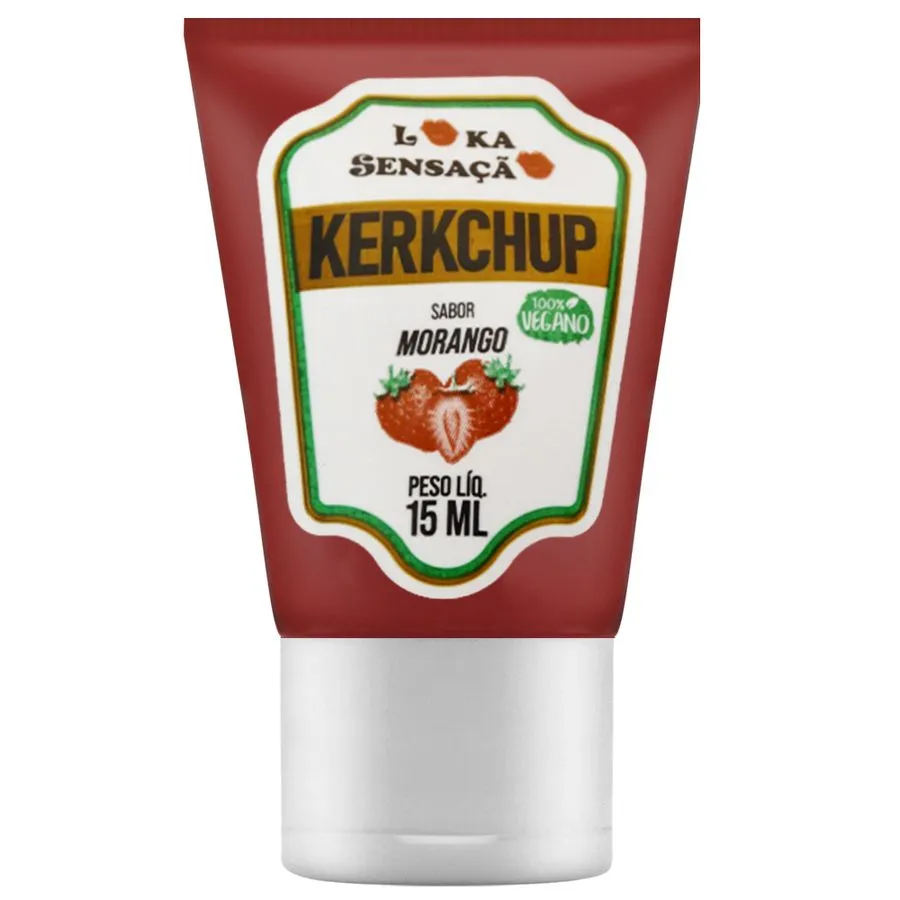 Kerkchup Bala Gel Sabor Morango