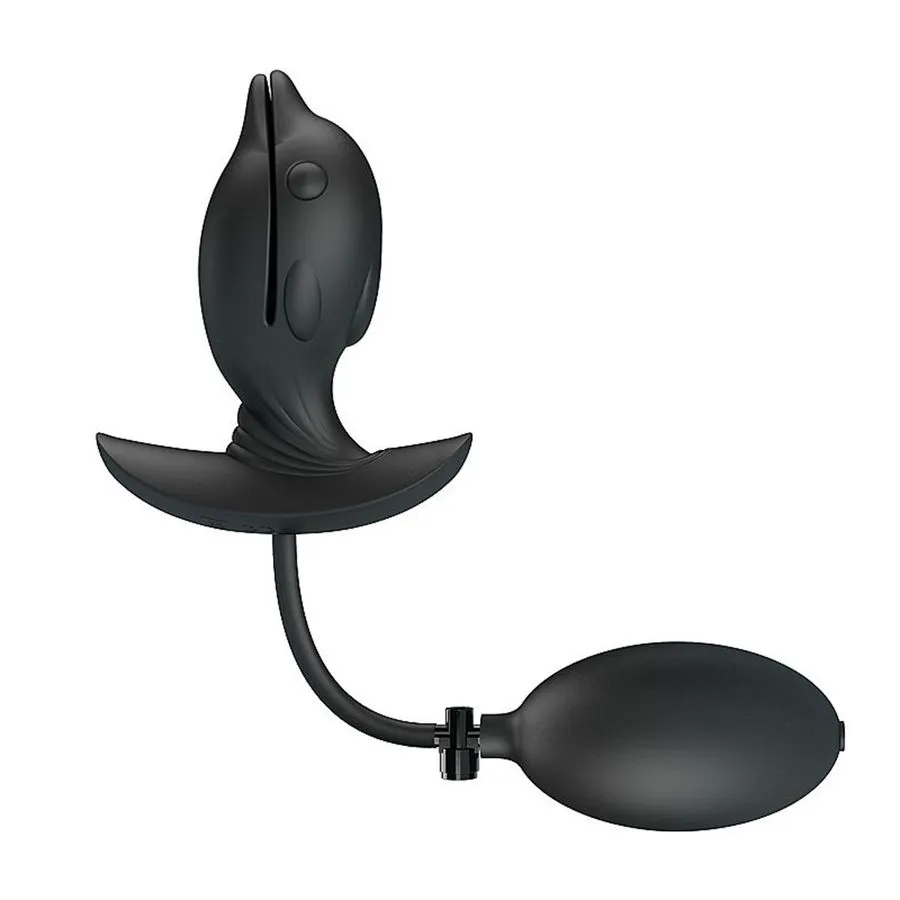 Plug Anal Inflável com Vibrador