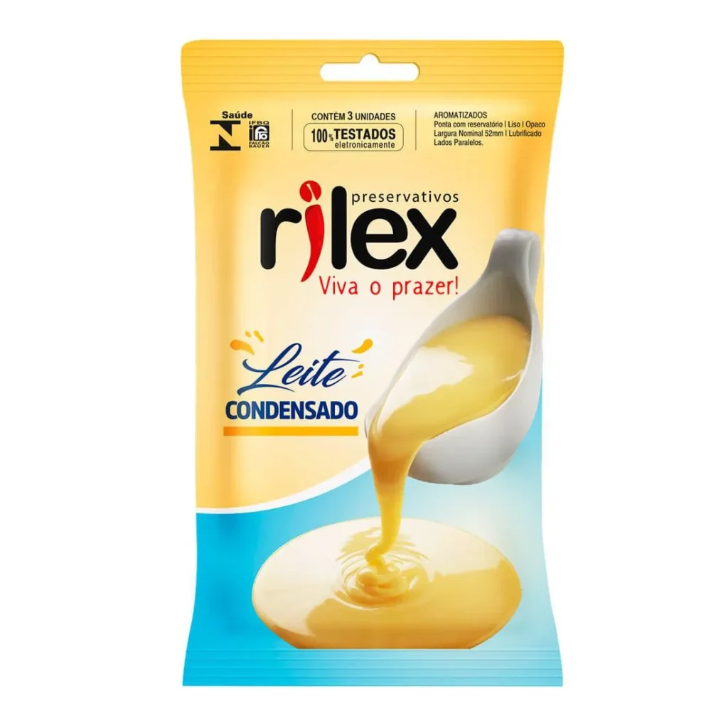 camisinha leite condensado Rilex