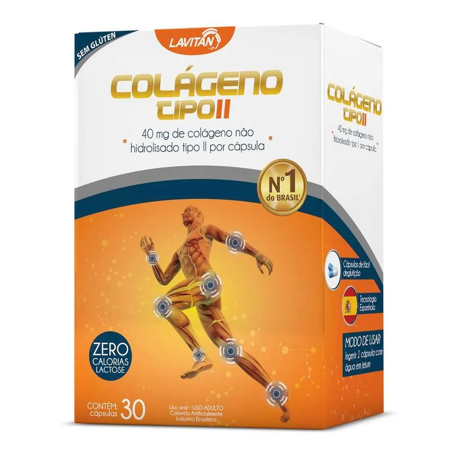 Lavitan Colágeno Tipo II com Tecnologia Espanhola