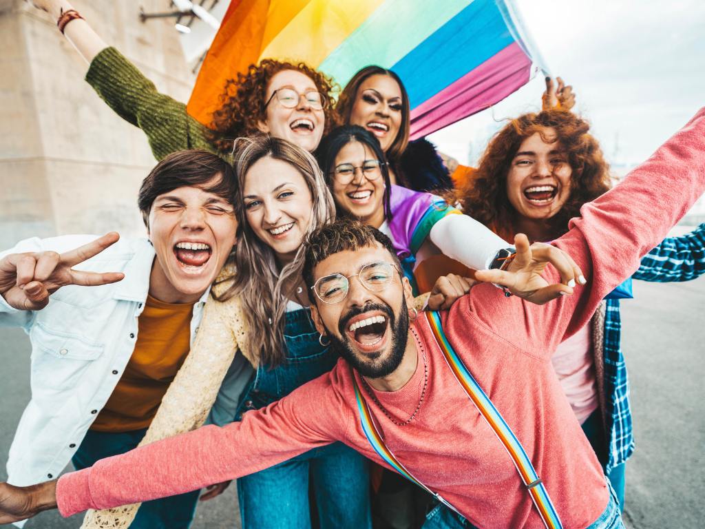Grupo de amigos LGBT