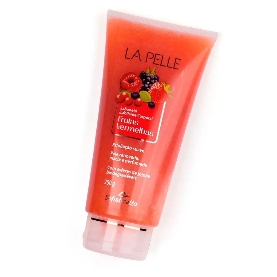 Sabonete Esfoliante Frutas Vermelhas