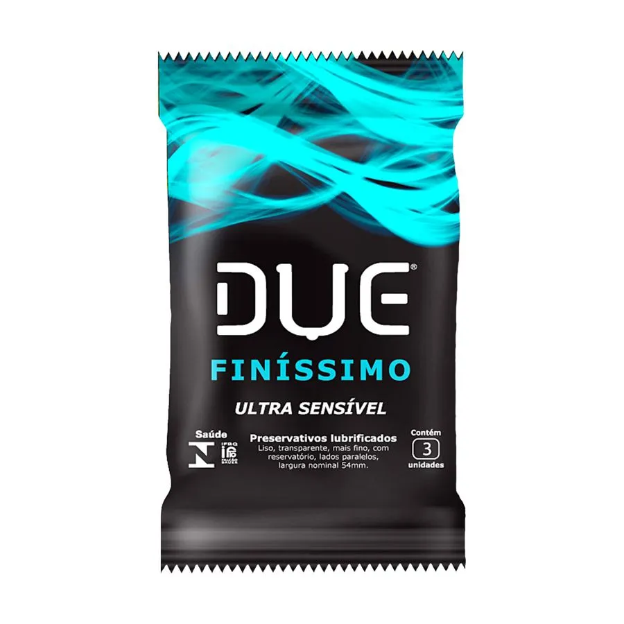 Finíssimo Preservativos Lubrificados Extra Sensível