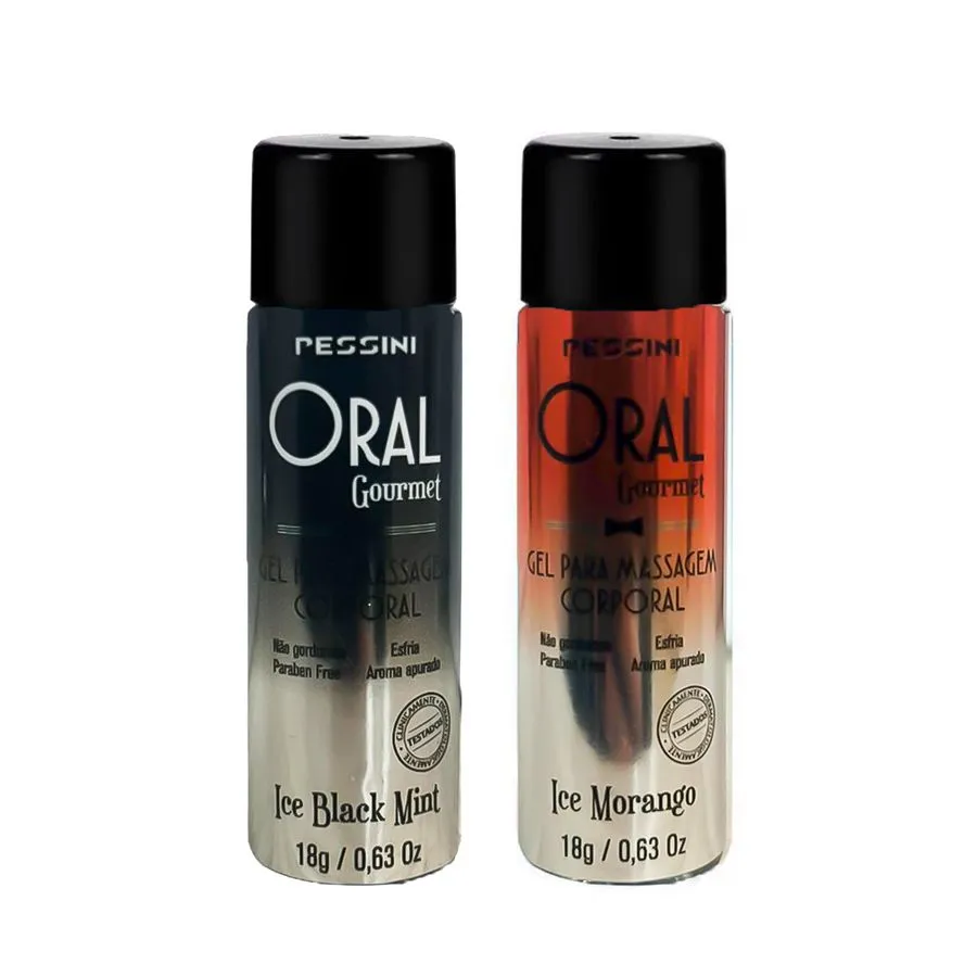 Oral Gourmet Mini Gel Beijável que Esfria