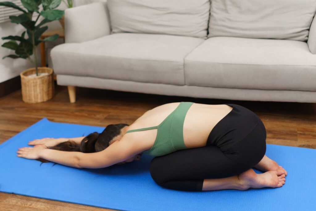 postura da criança yoga