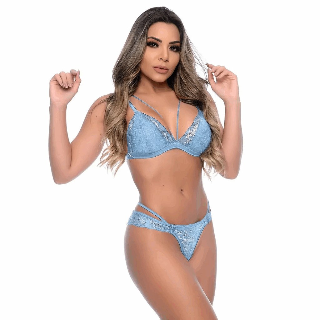 Conjunto Strappy em Renda