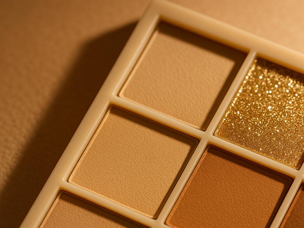 Paleta de sombras variada