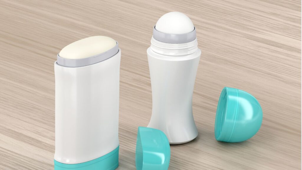 desodorantes em barra e roll-on