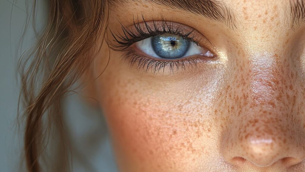 maquiagem de ano novo com brilho no canto interno