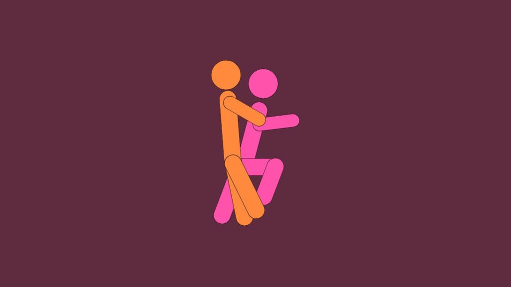 posição sexual de barriga para baixo