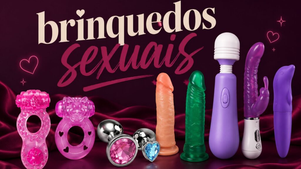 brinquedos sexuais variados vibrador varinha mágica, plug anal, anel peniano