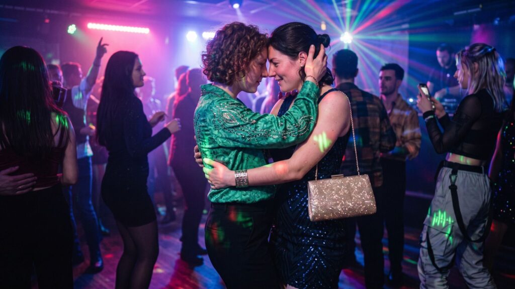 mulheres dançando na balada