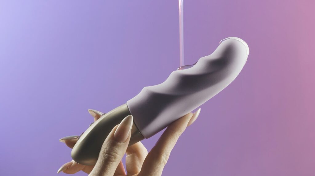 vibrador com lubrificante